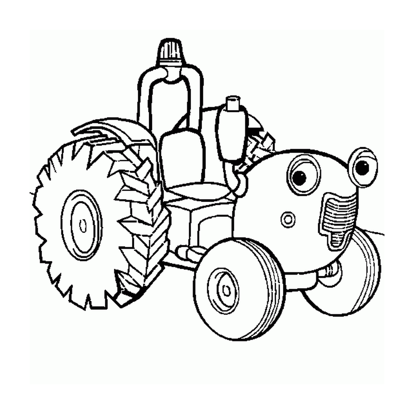  Tractor com cilindro na frente 