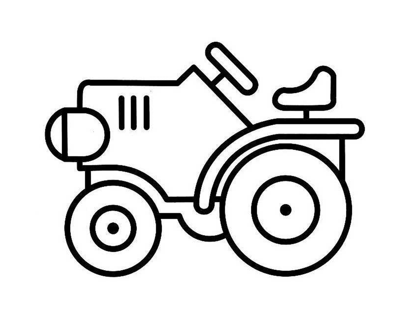  Tractor fácil para crianças 