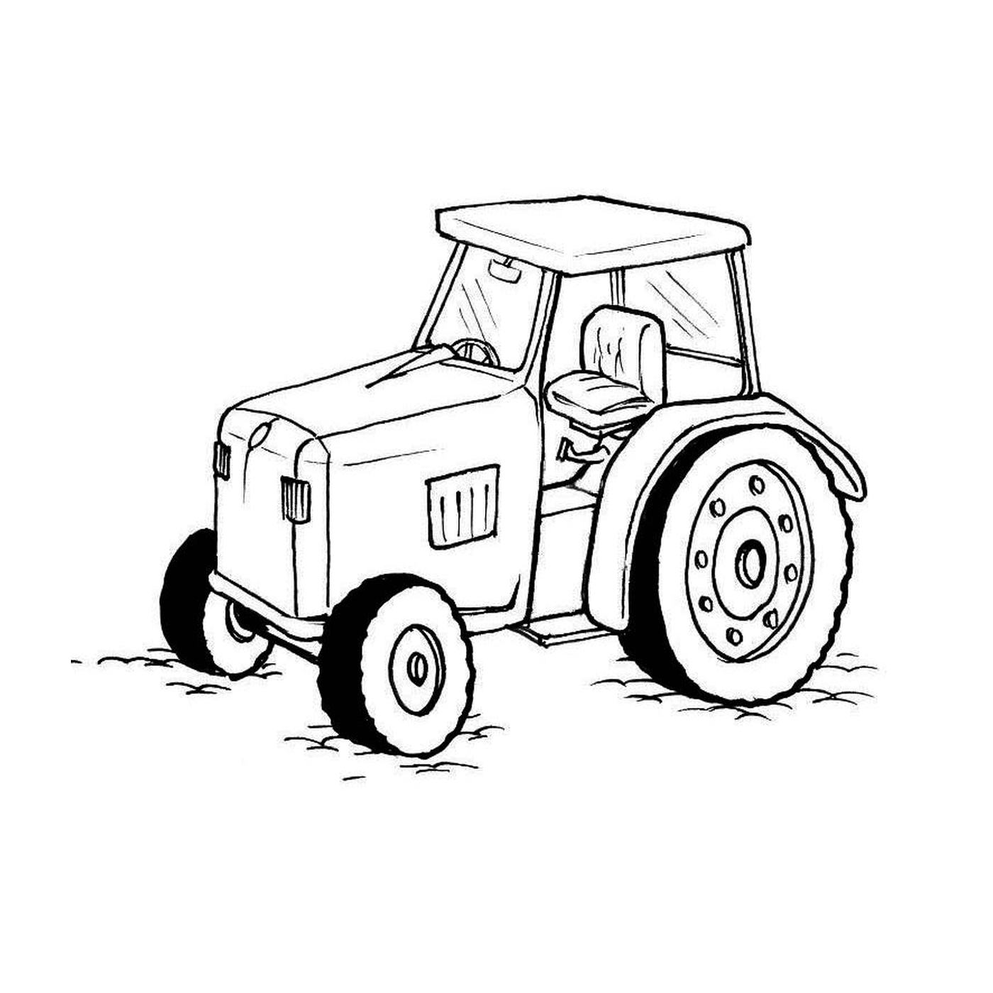  Tractor Claas retro 