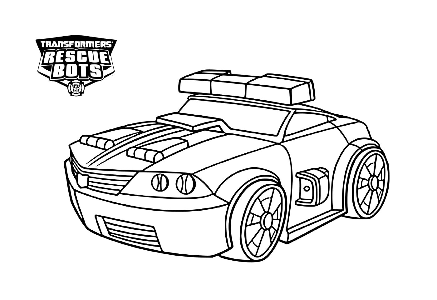  Carro de polícia de Chase Transformers 