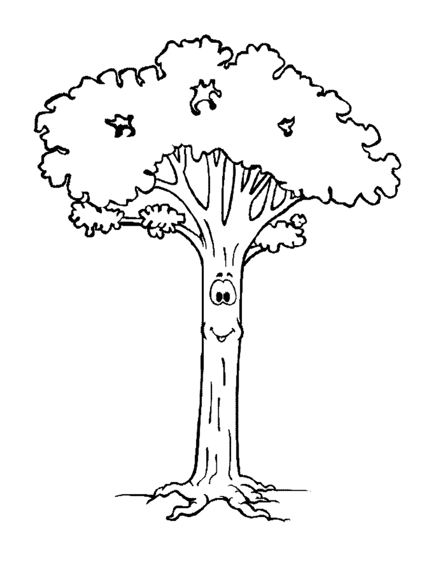  Uma árvore com um rosto 