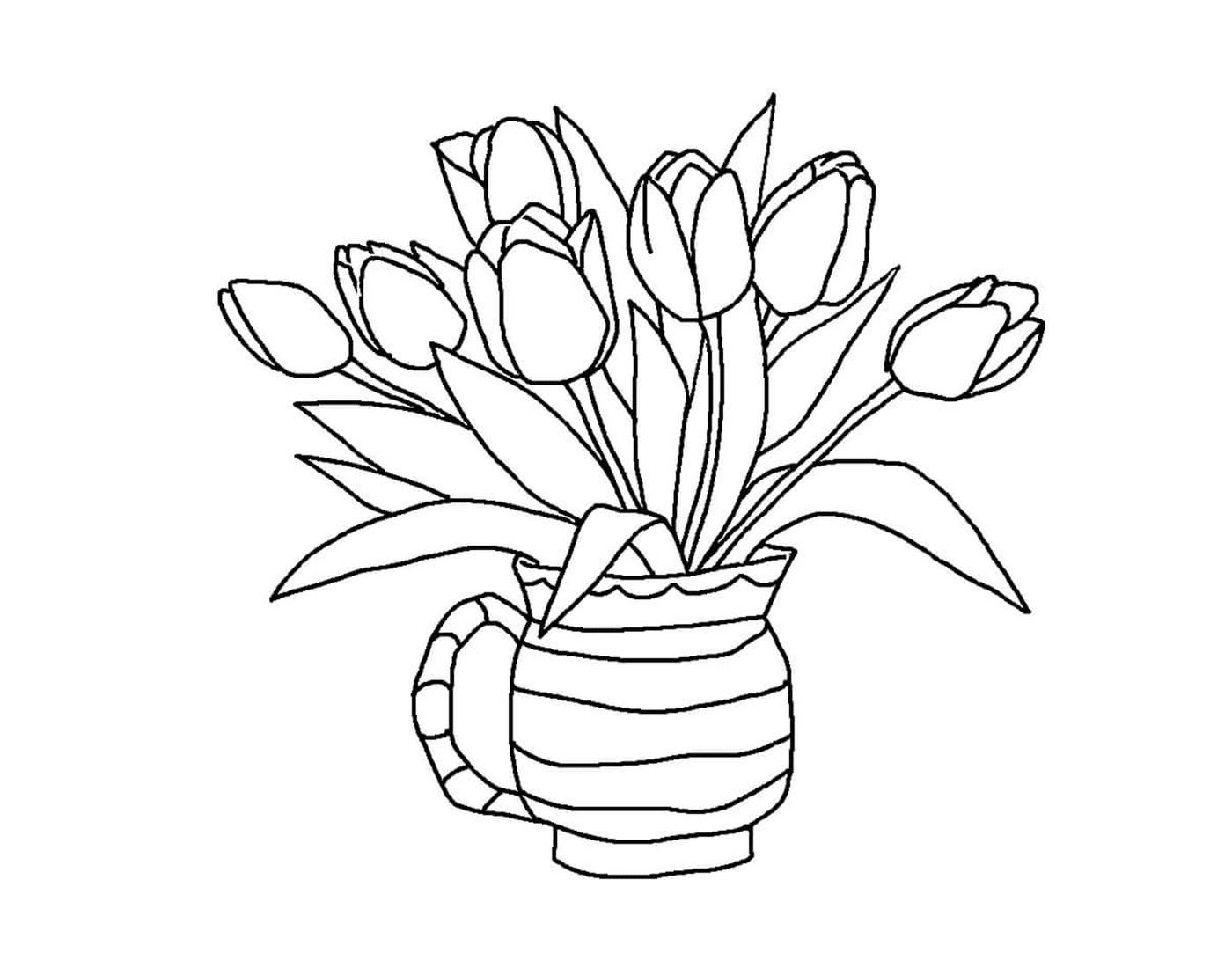 plantas herbáceas tulipas 