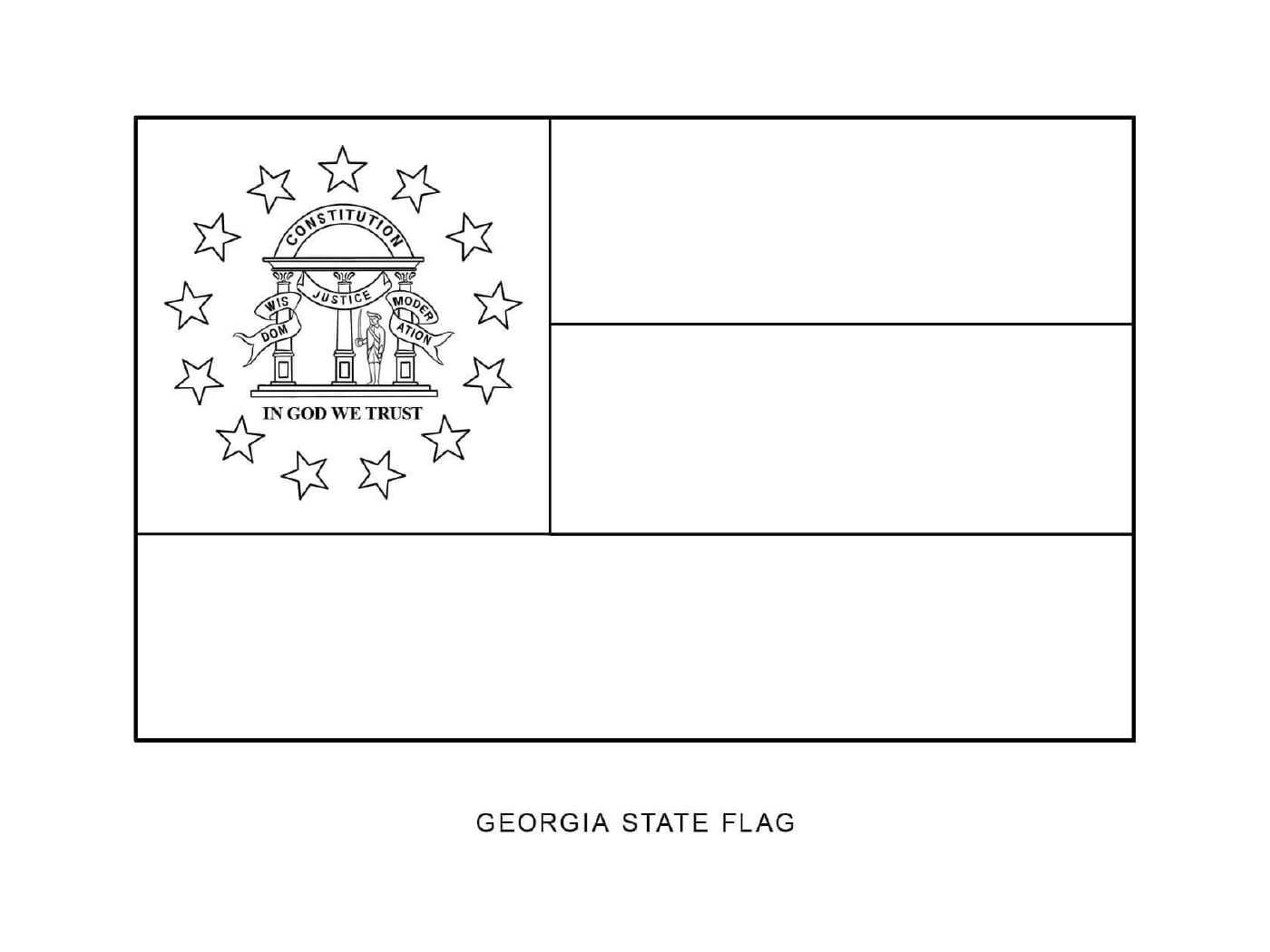  Bandeira do Estado da Geórgia 
