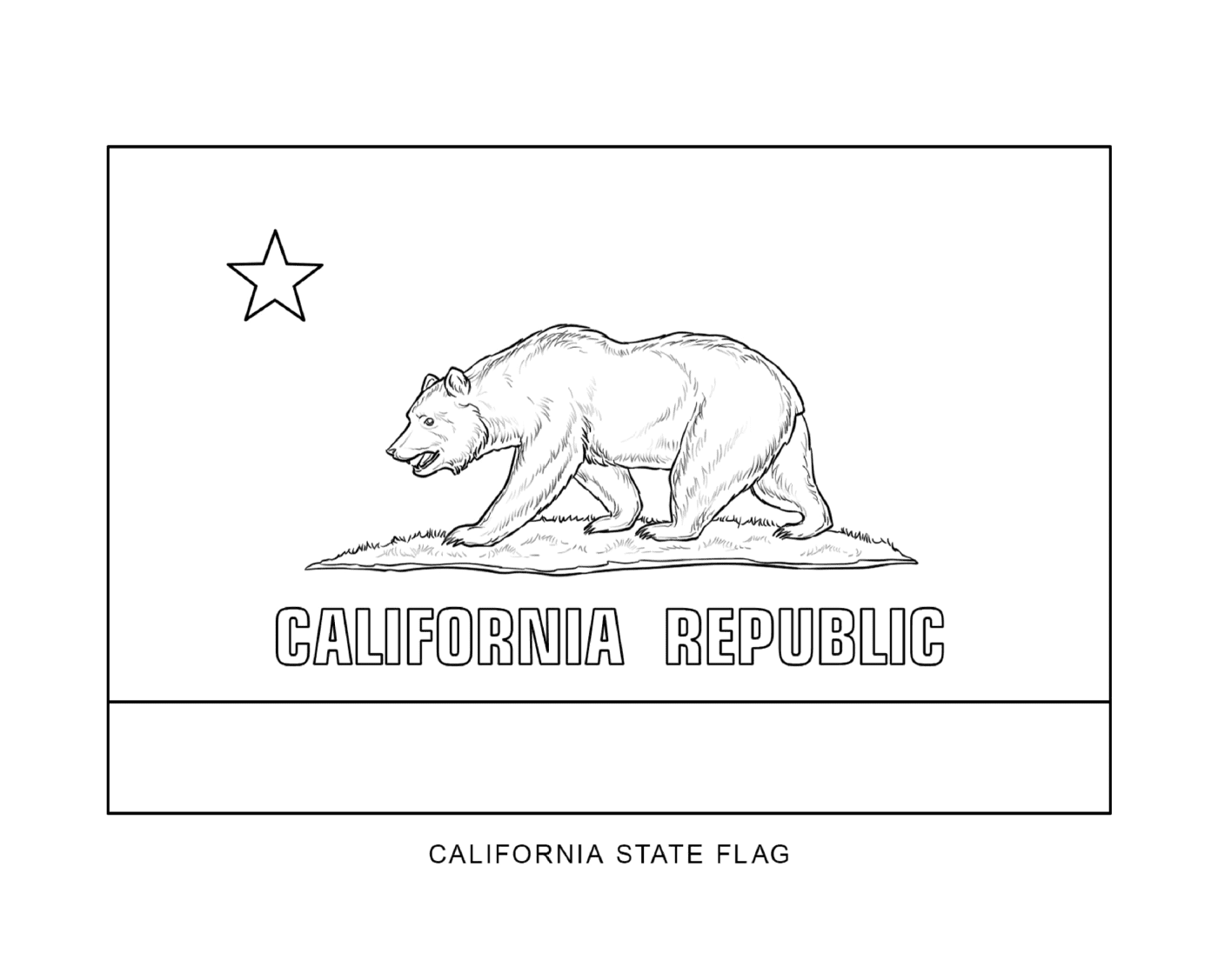  कैलिफ़ोर्निया झंडा की स्थिति 
