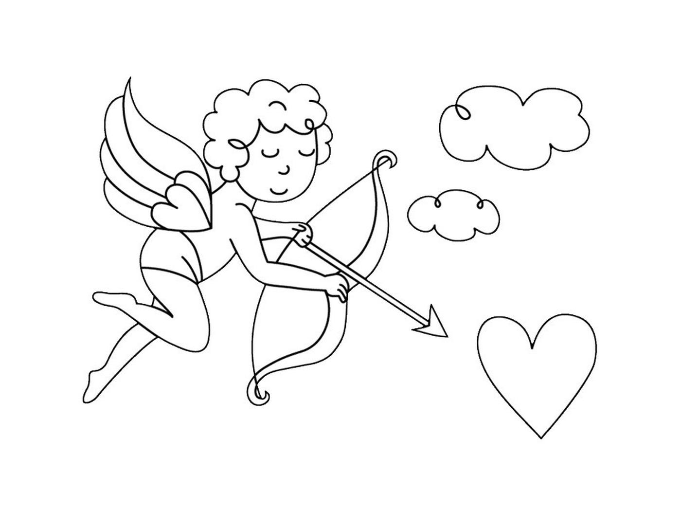  Dia dos Namorados, anjo com arco e flecha 