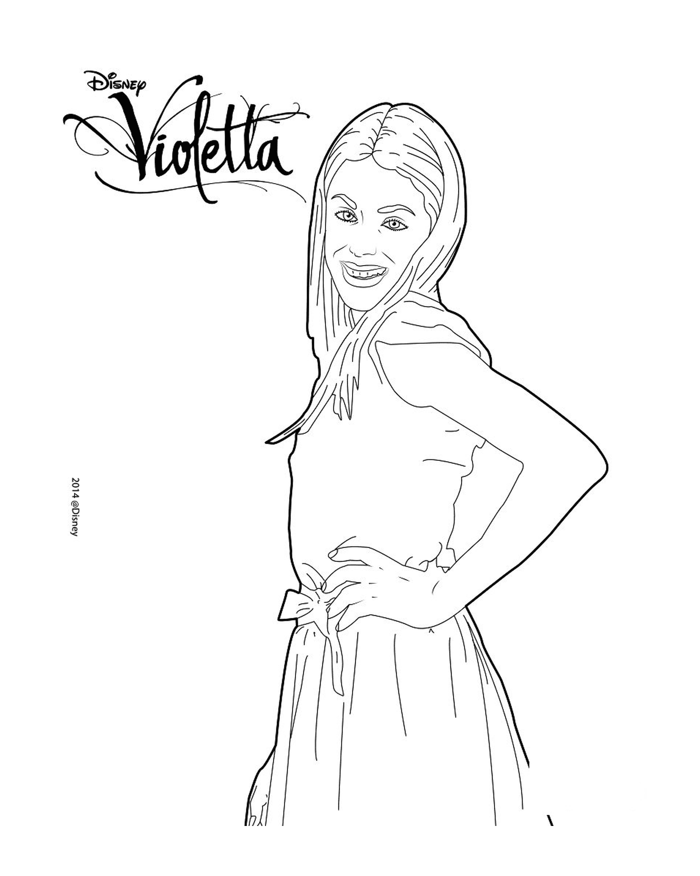  modelo top de modelo de pose Violetta 