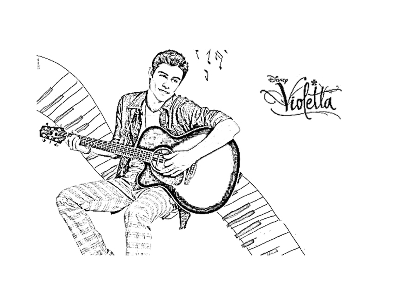  Guitarra Violetta Thomas 