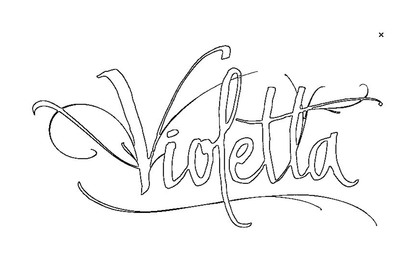  Logotipo Violetta 