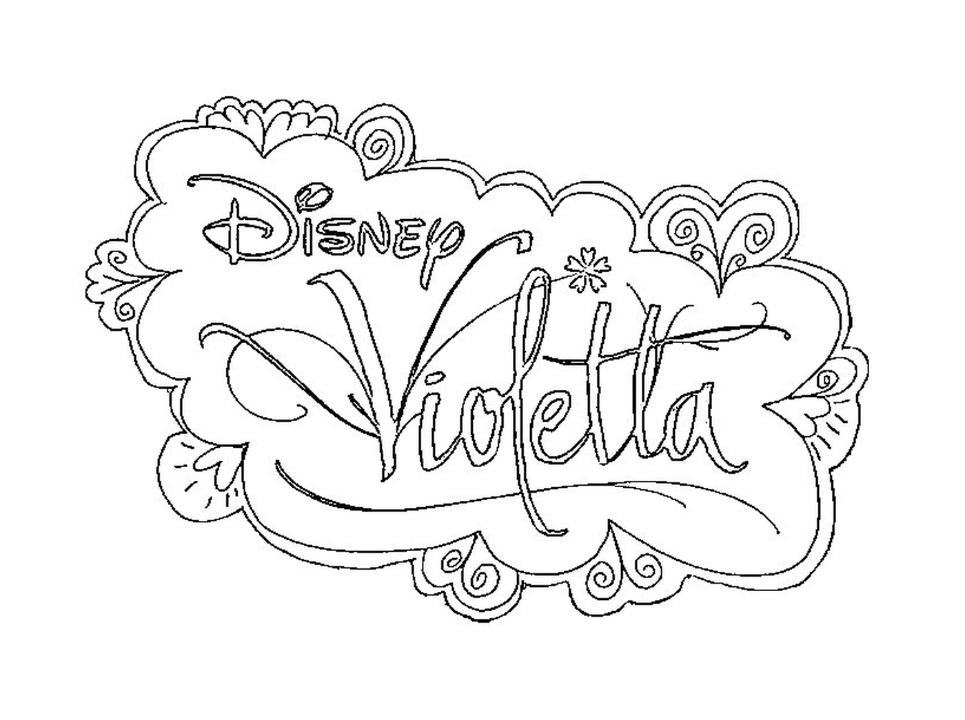  Logotipo Violetta Disney 