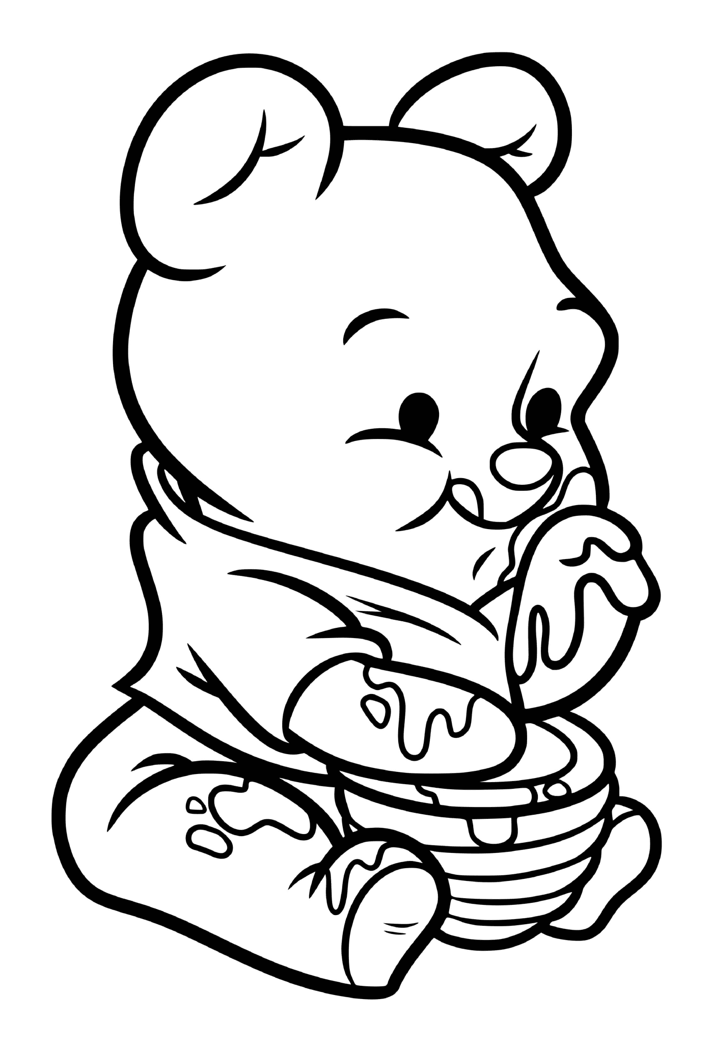  Bebê Winnie, o Urso ama mel 