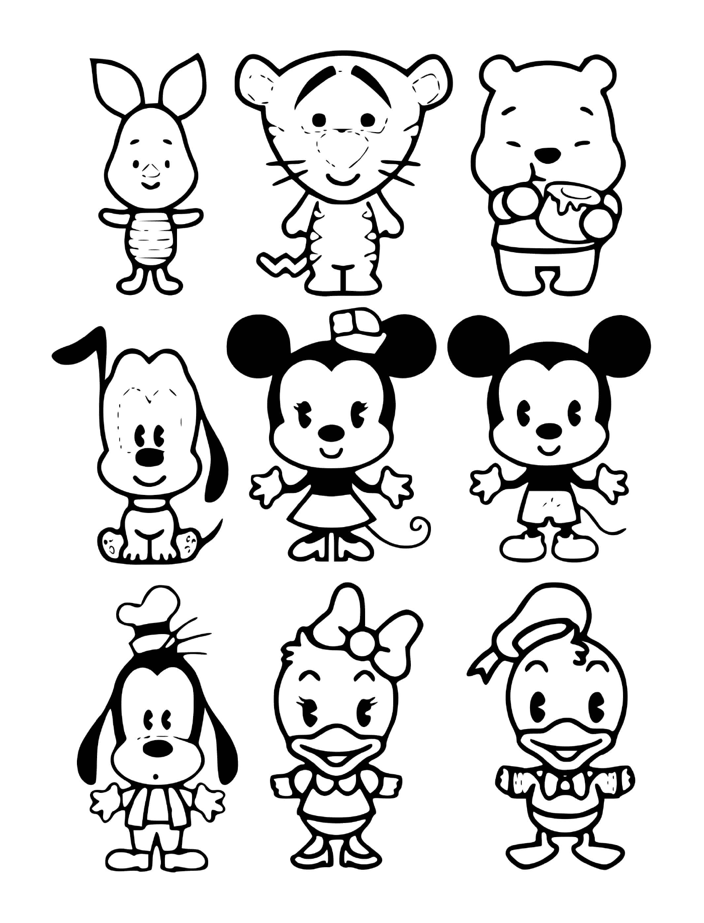  Personagens de bebê Disney kawaii 