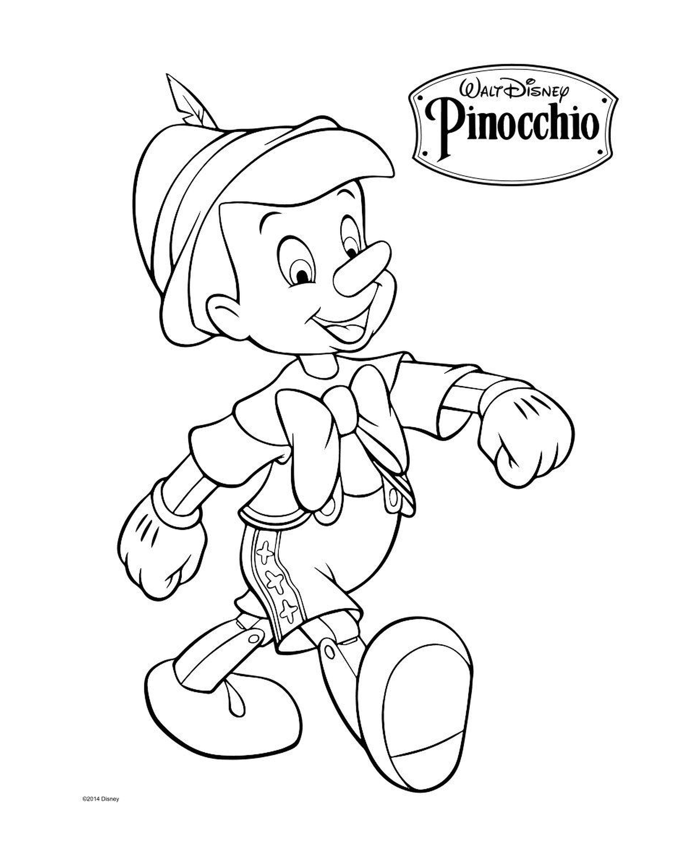  Geppetto, um carpinteiro italiano, fabrica um fantoche Pinóquio 