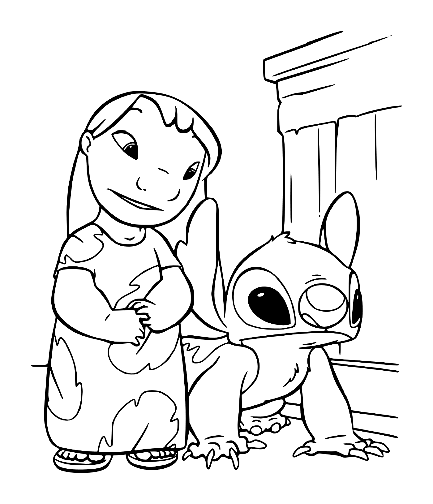 Lilo e Stitch, alien azul 