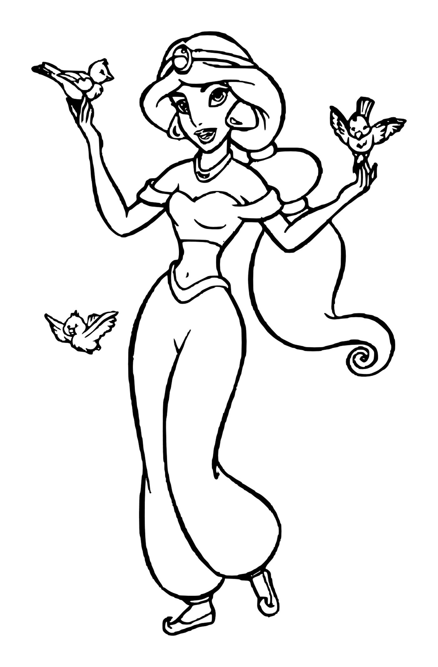  Jasmine, uma mulher corajosa e independente no universo Aladdin da Disney 