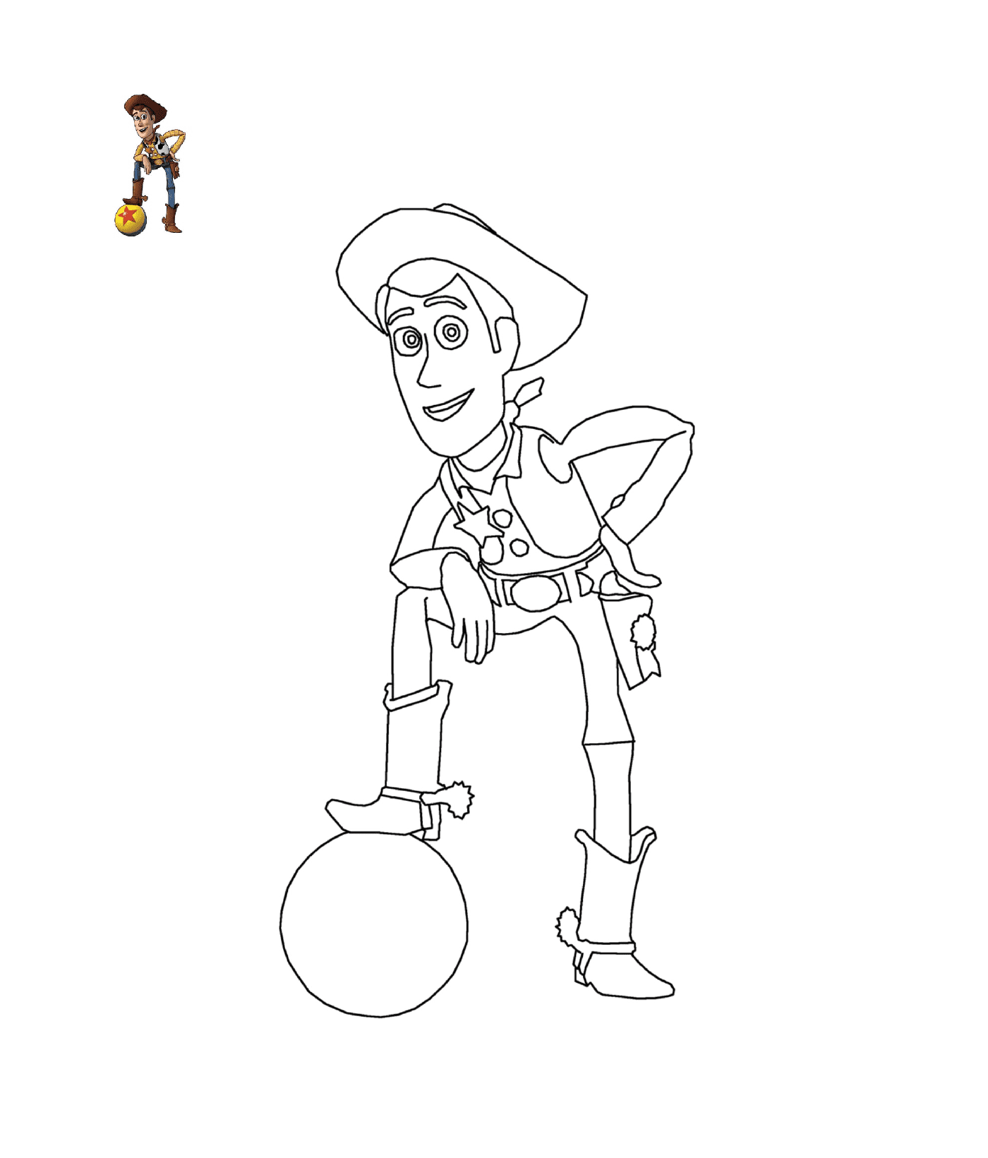  O xerife Woody da Disney Toy Story 