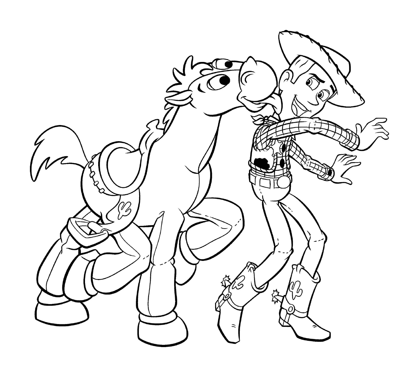  Um cowboy e um cavalo 