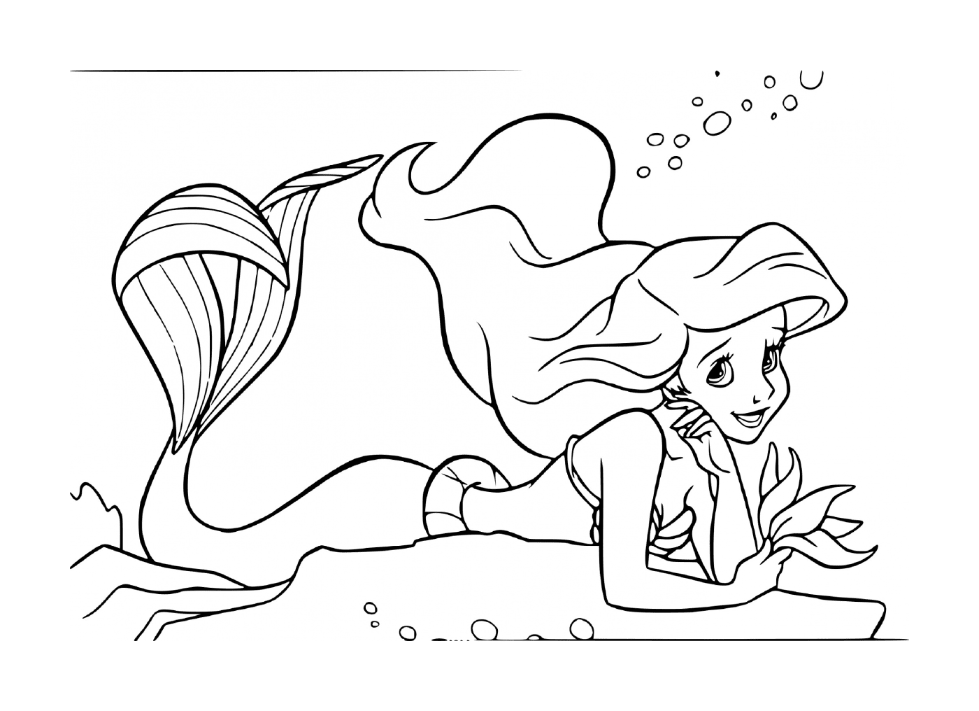  A pequena sirene Ariel 