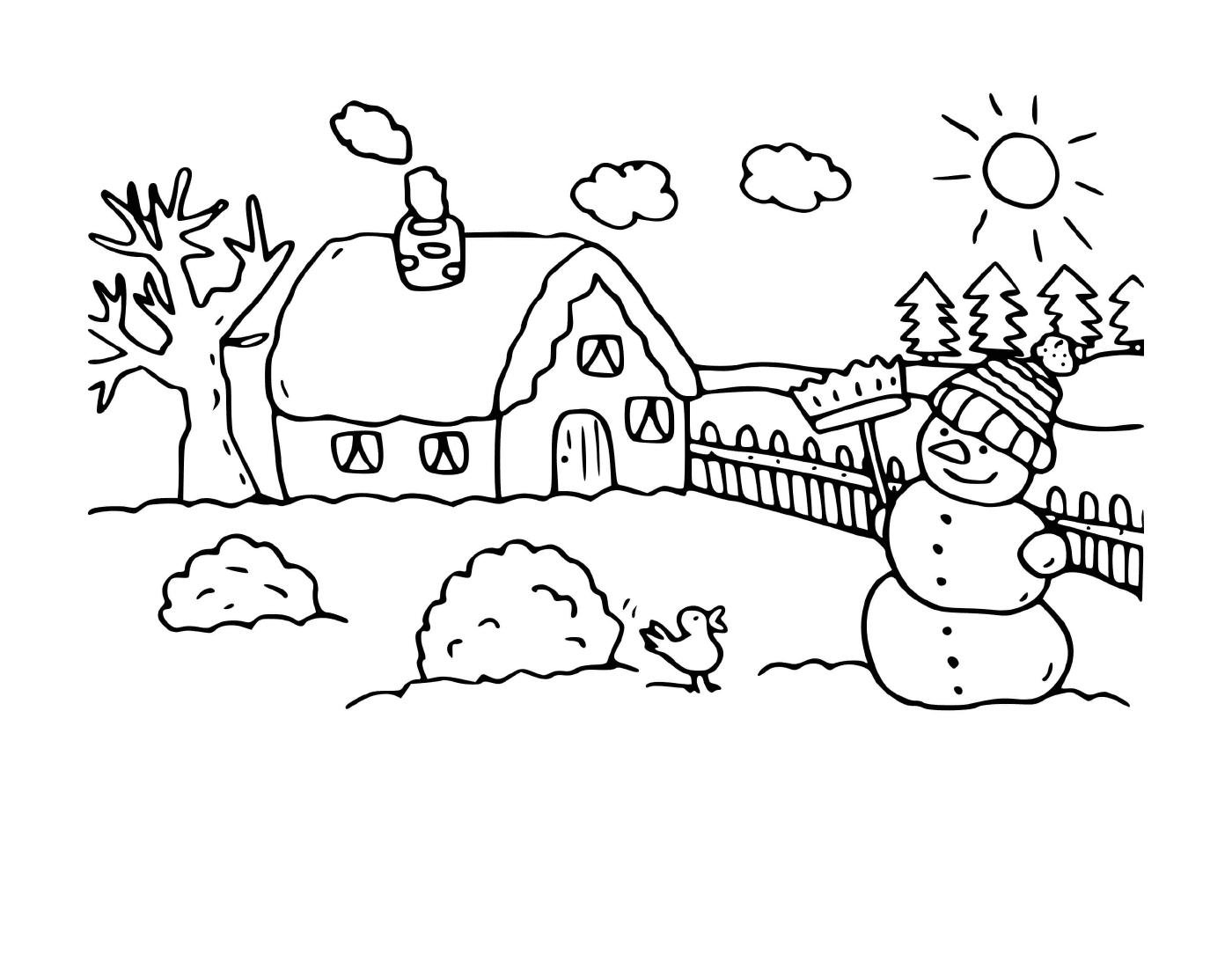  बरफी सर्दियों का घर 