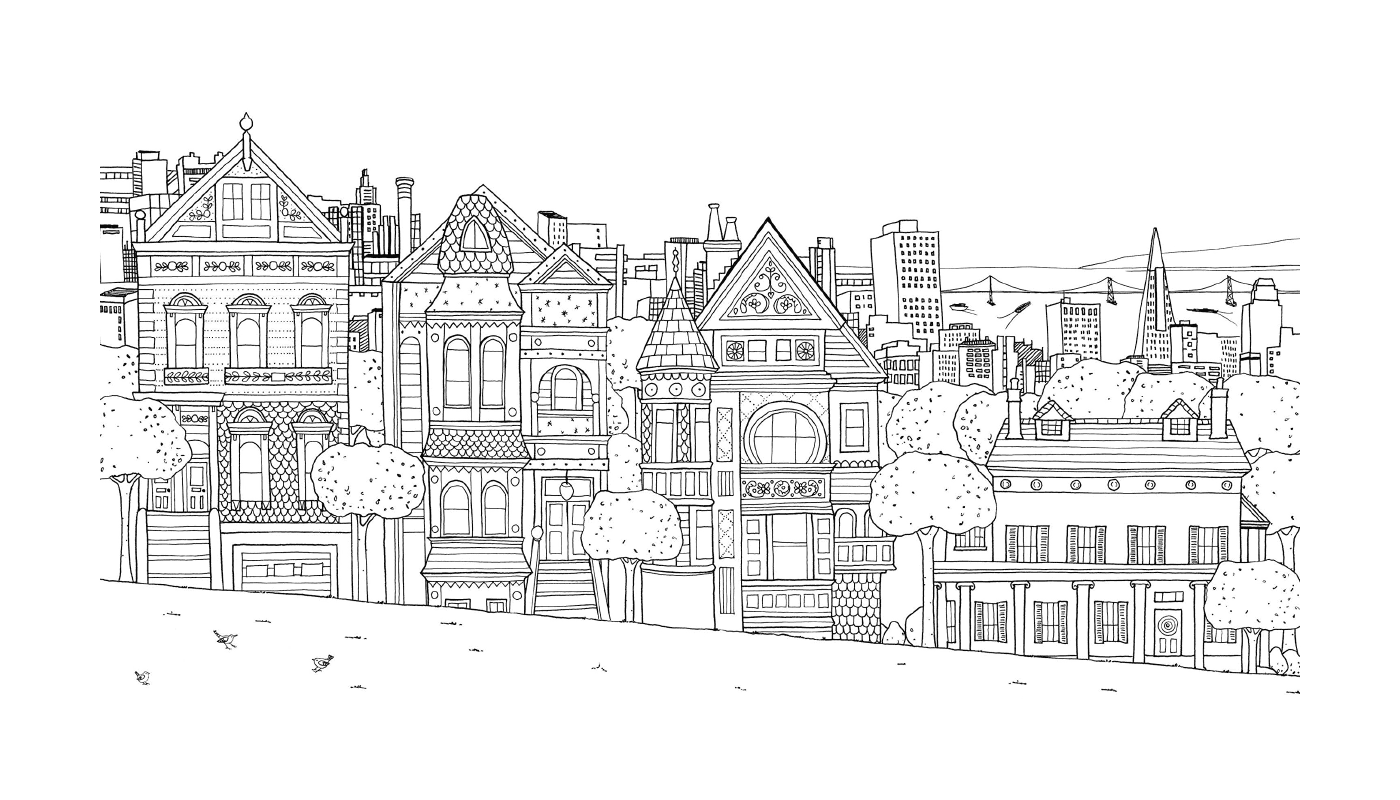  Remo de casas em uma cidade 