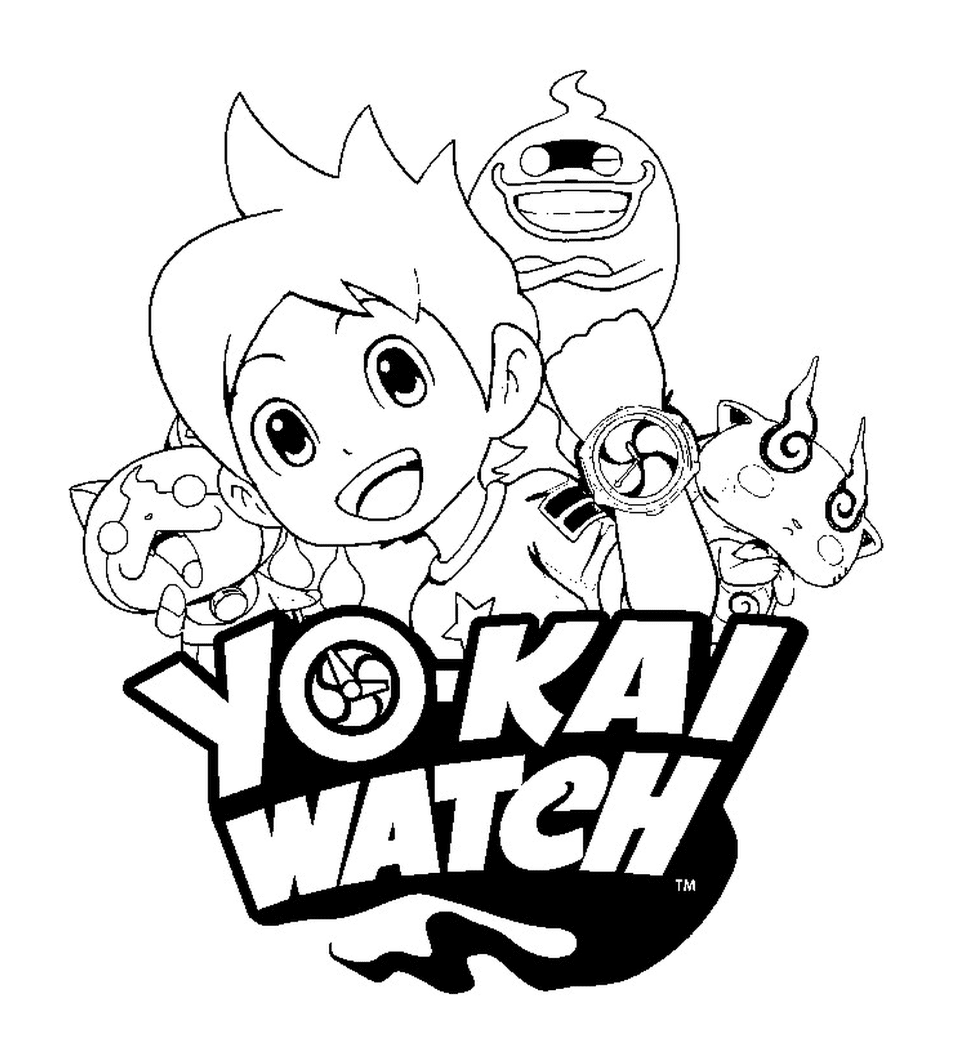  yo-kai relógio de logotipo yo-kai 3 