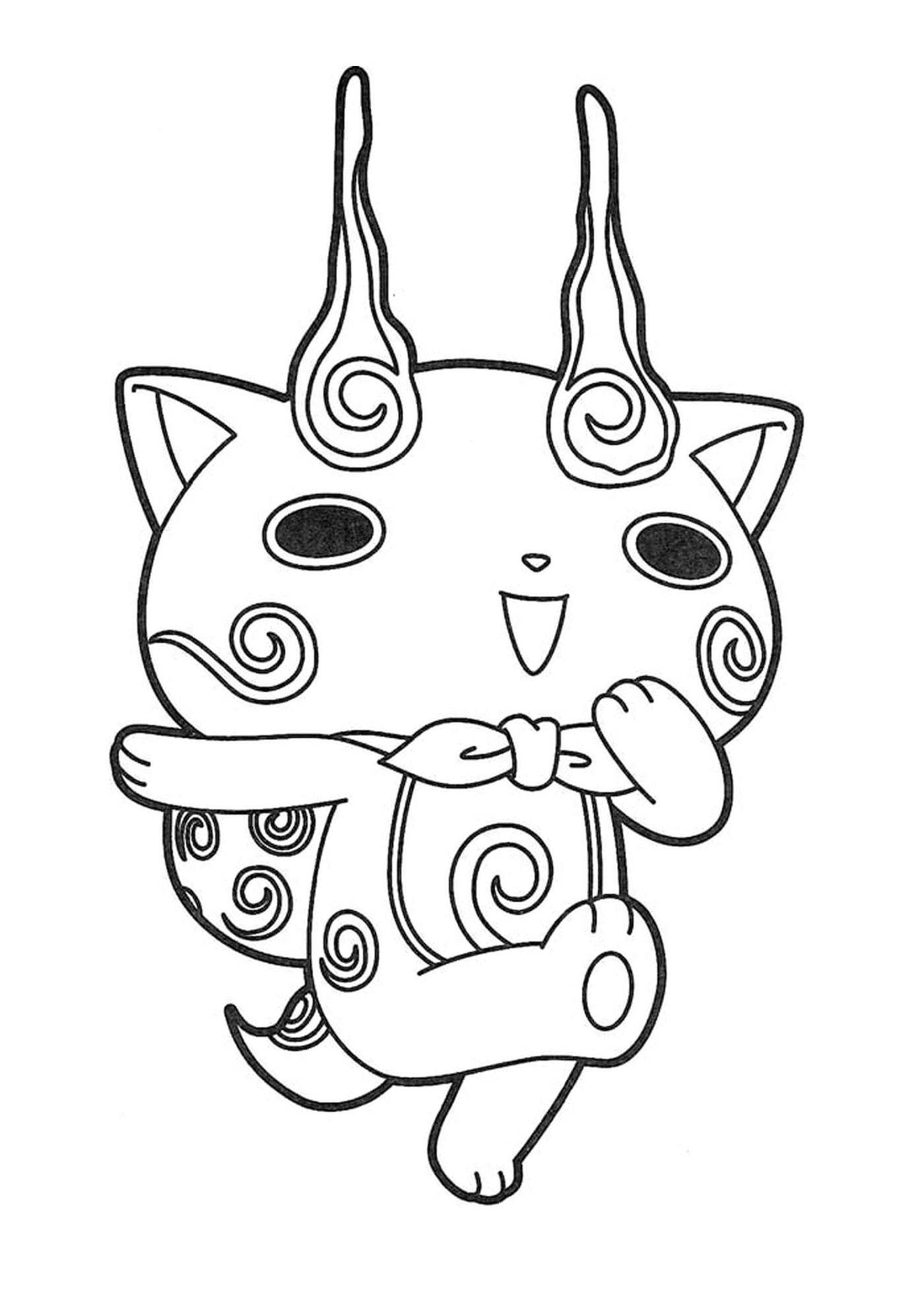 manga bonito gato desenho 