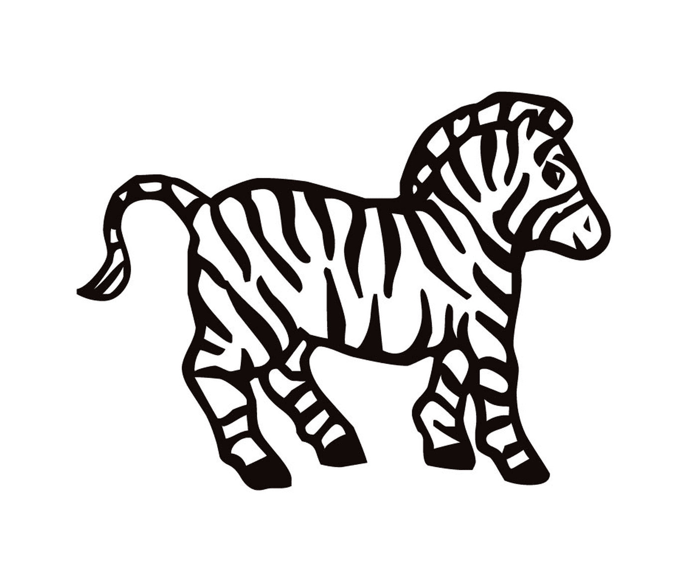  bela listrada zebra 