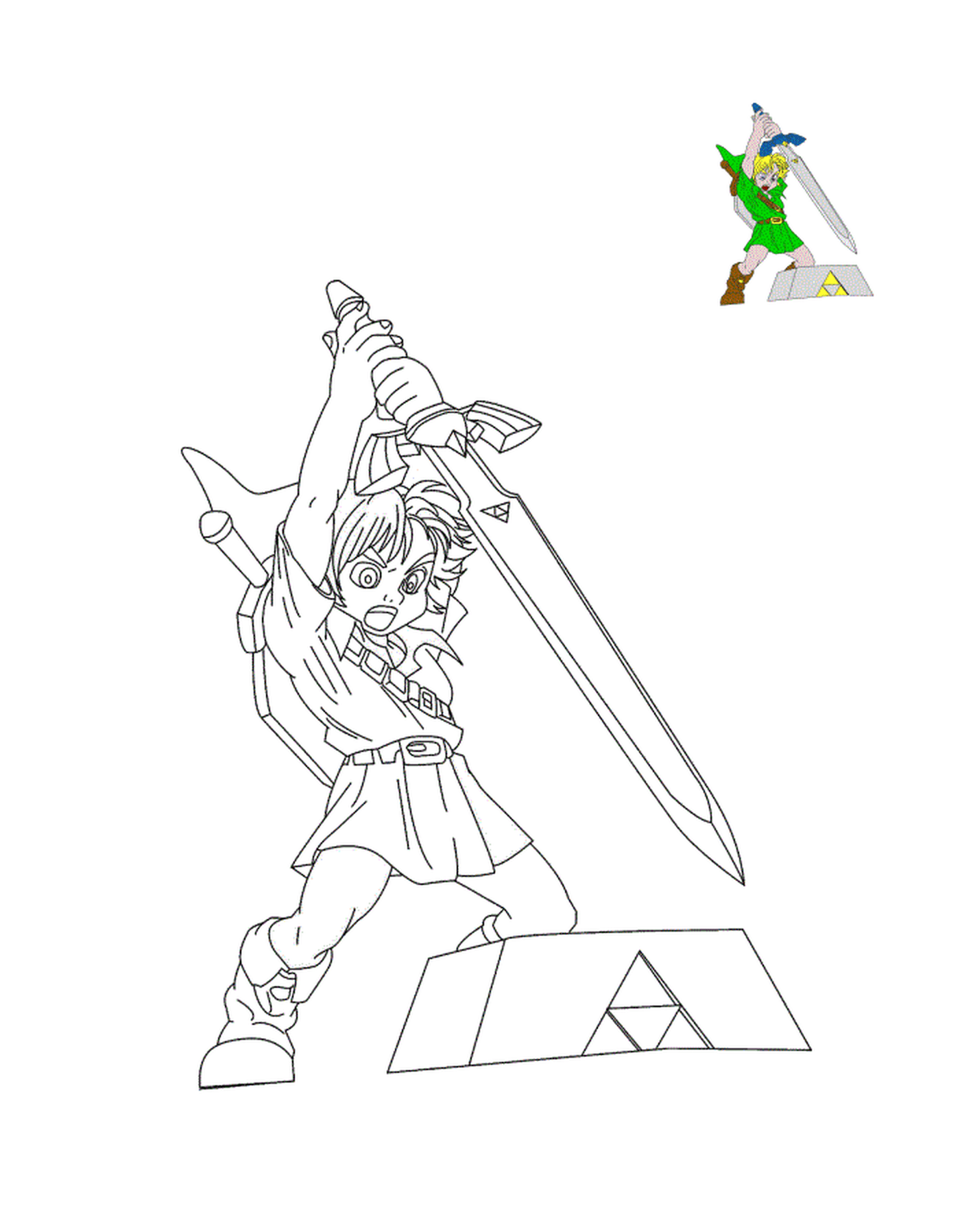  A lendária espada de Zelda 