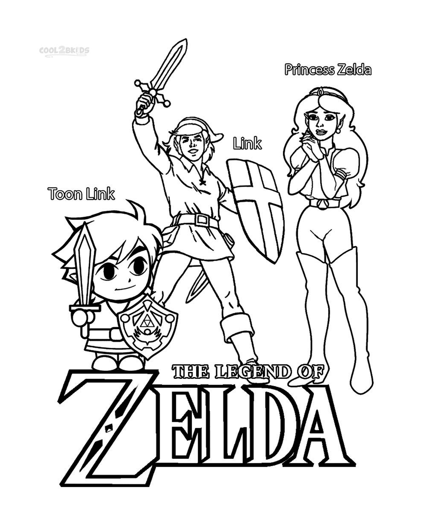  Zelda, lendária luta de heróis 