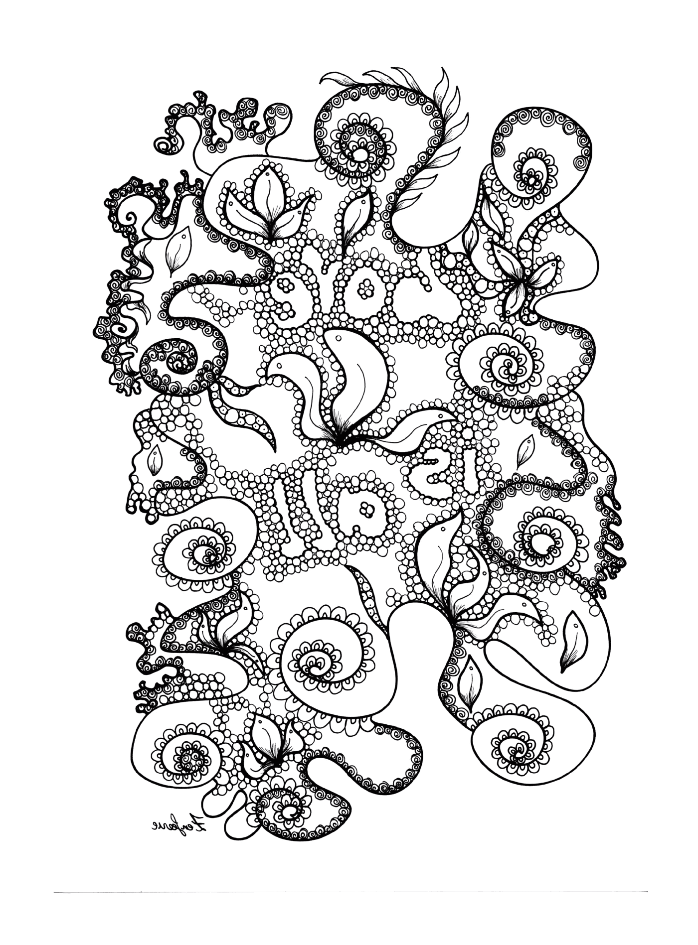  Criatura marinha com tentáculos 