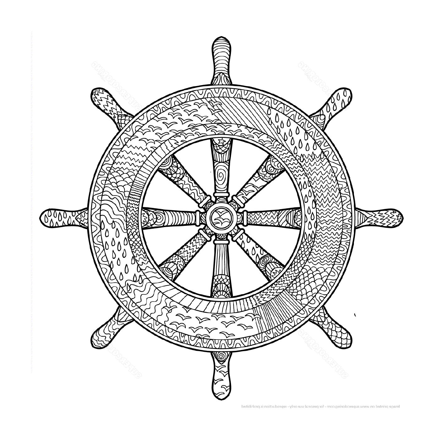  roda do barco do mar 