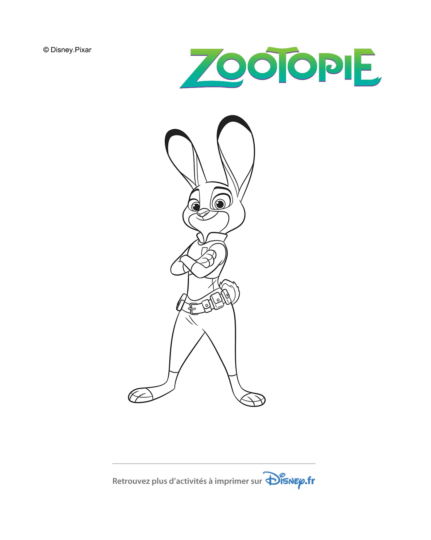  Judy Hopps, a polícia intrépida da Disney Zootopie 