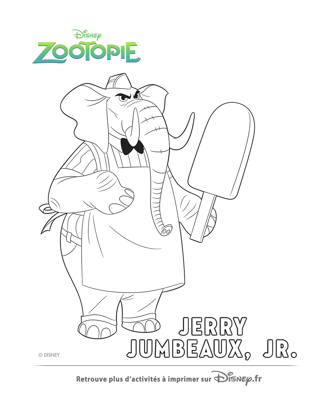  Jerry, vendedor de sorvete do Zootopie 
